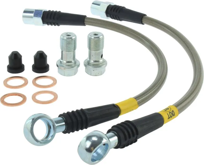 StopTech Stainless Brake Lines Audi A4 (96-01, 02-09) S4 (04-09) Rear Set - 950.33502