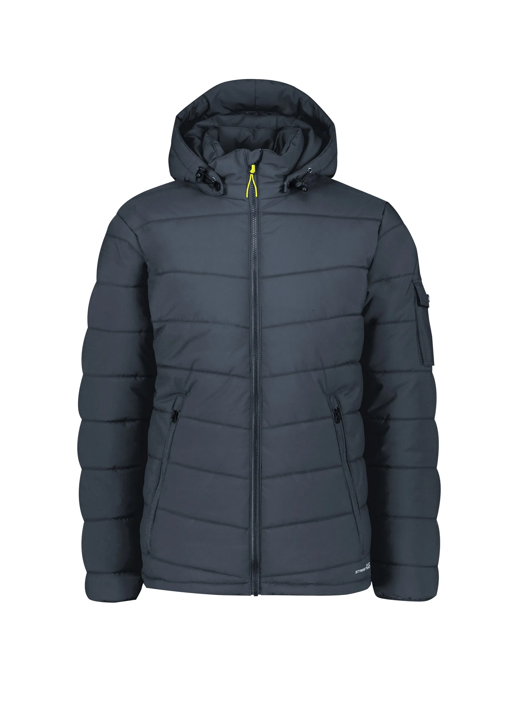 Syzmik Workwear | Unisex Streetworx Hooded Puffer Jacket | ZJ240