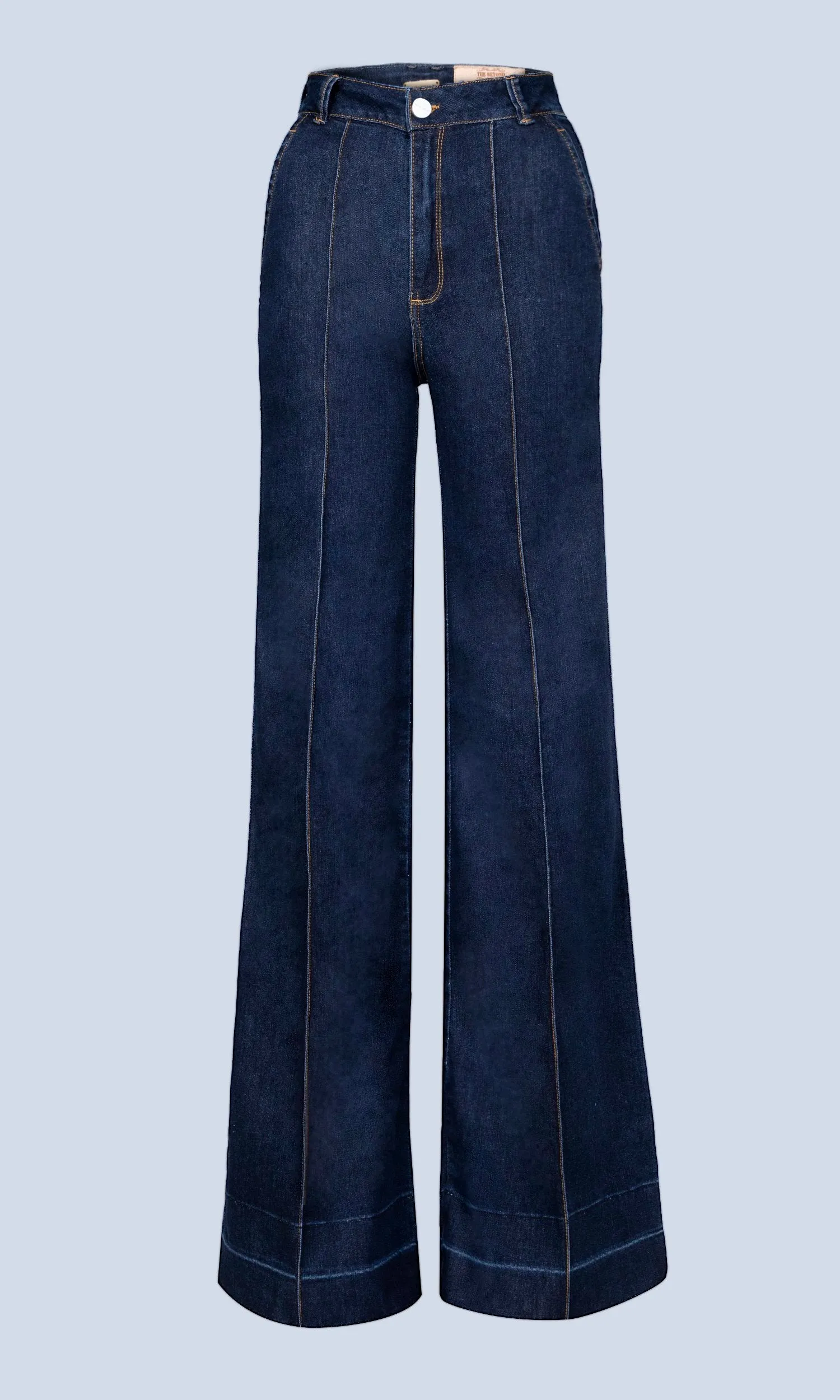 The Beyond Wide Leg Jeans - Dark Wash