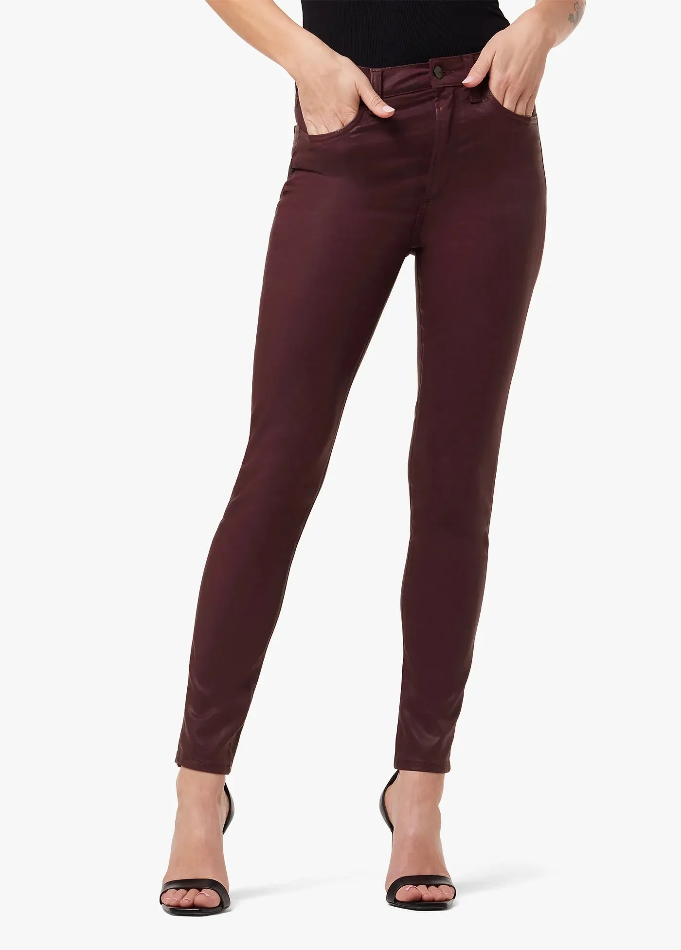 The Charlie High Rise Skinny Ankle - Vineyard