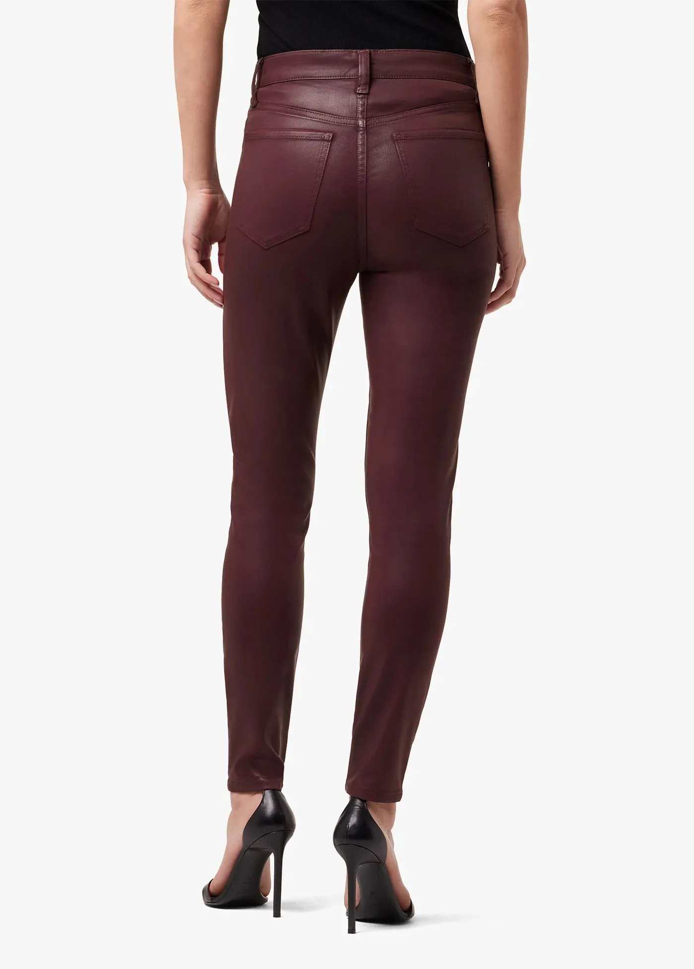 The Charlie High Rise Skinny Ankle - Vineyard