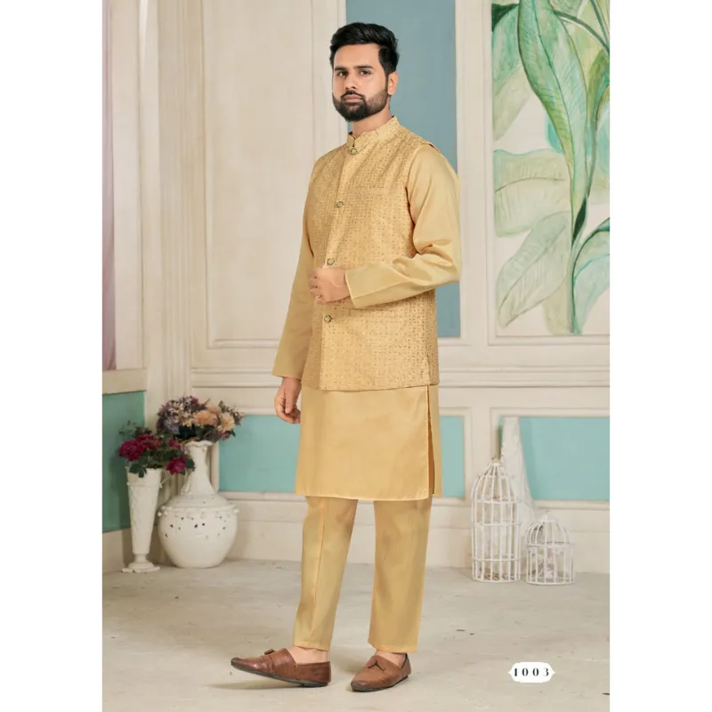 Traditional Mens Kurta Pant Jacket