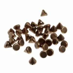 Trimits Brass Cone Sew-On Studs - 6mm (Pack of 120)