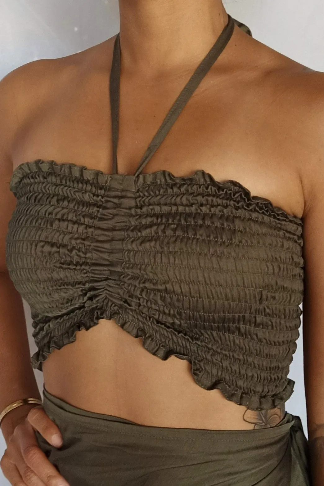 Tube Top in Sage