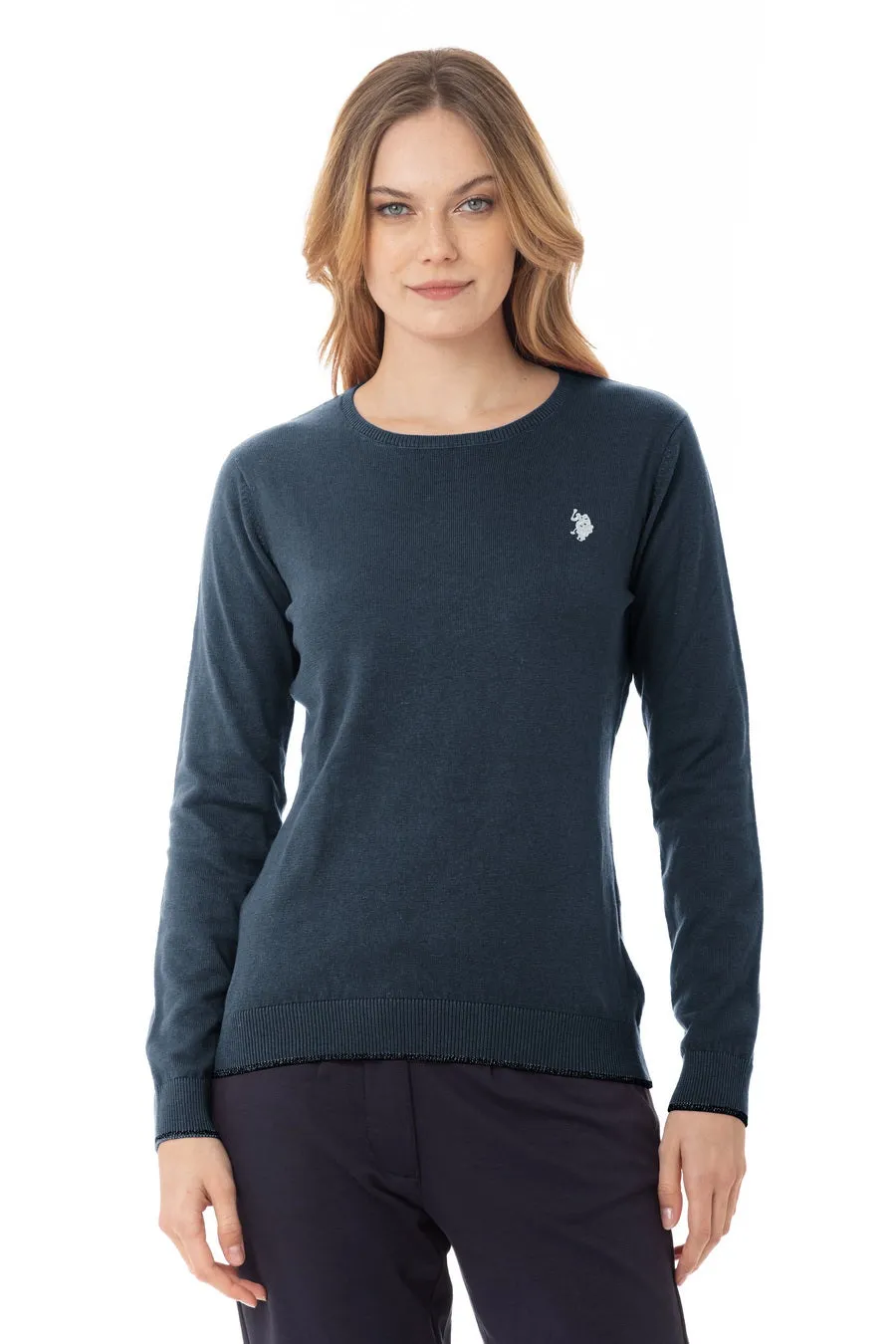 US POLO  WOMENS ICON LOGO SWEATER