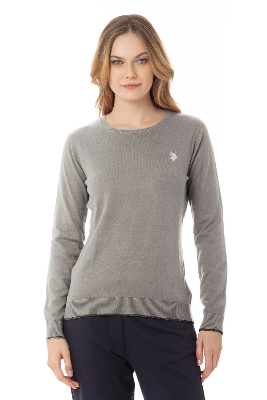 US POLO  WOMENS ICON LOGO SWEATER