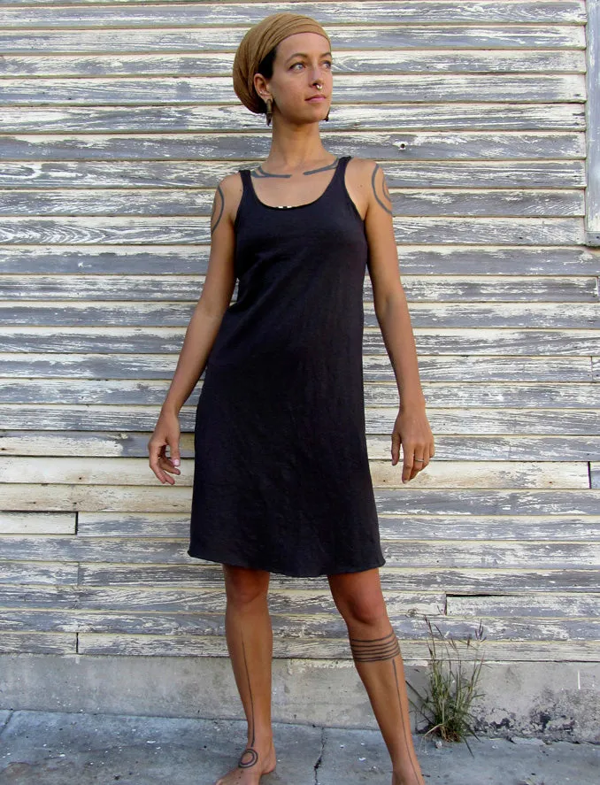 Utility Built-in Bra Tank Simplicity Short Dress