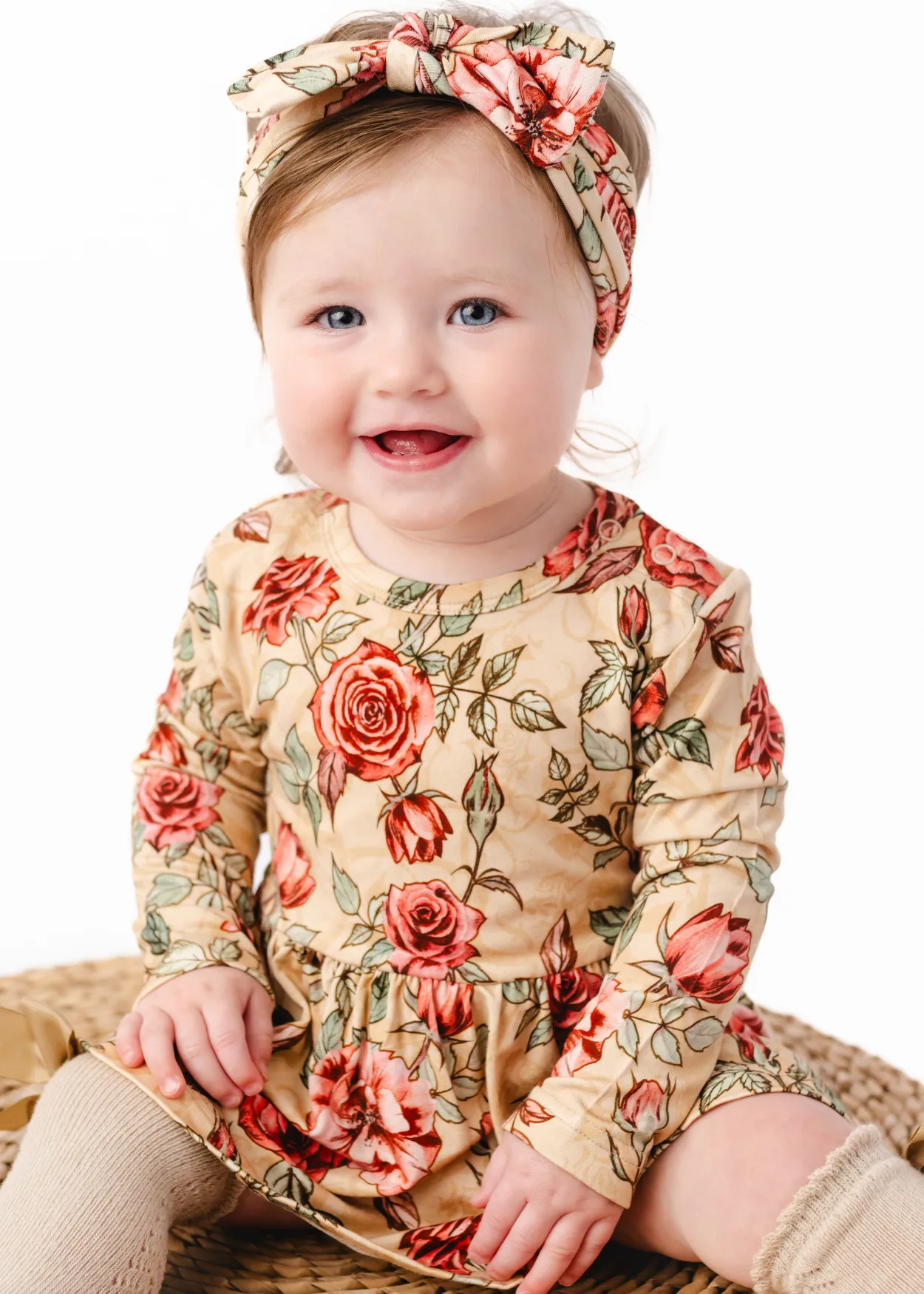 Vintage Rose Baby Dress