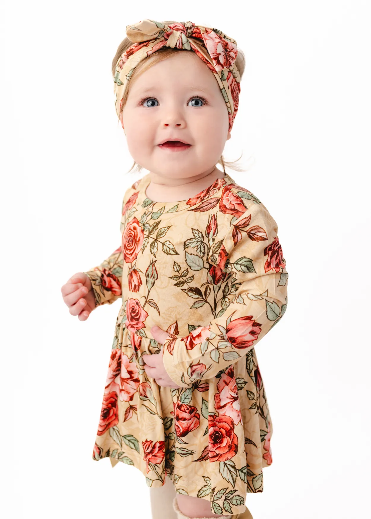 Vintage Rose Baby Dress