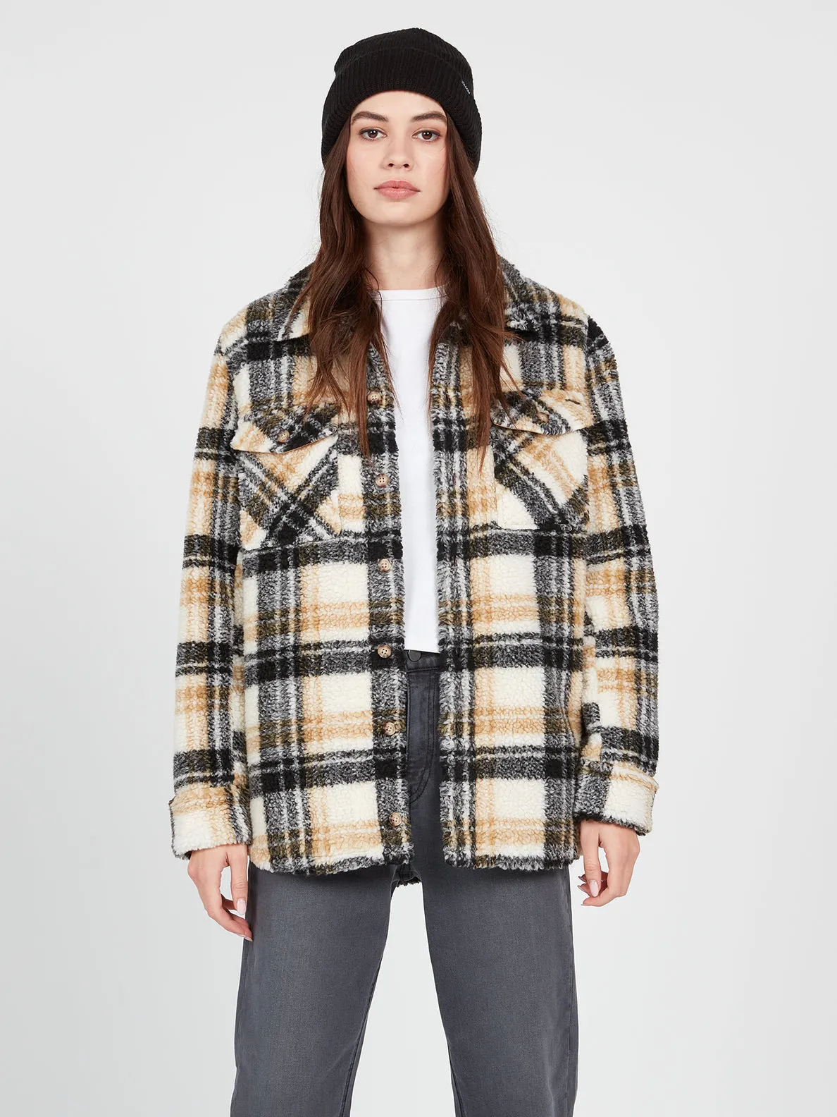 Volcom Silent Sherpa Jacket - Hazelnut