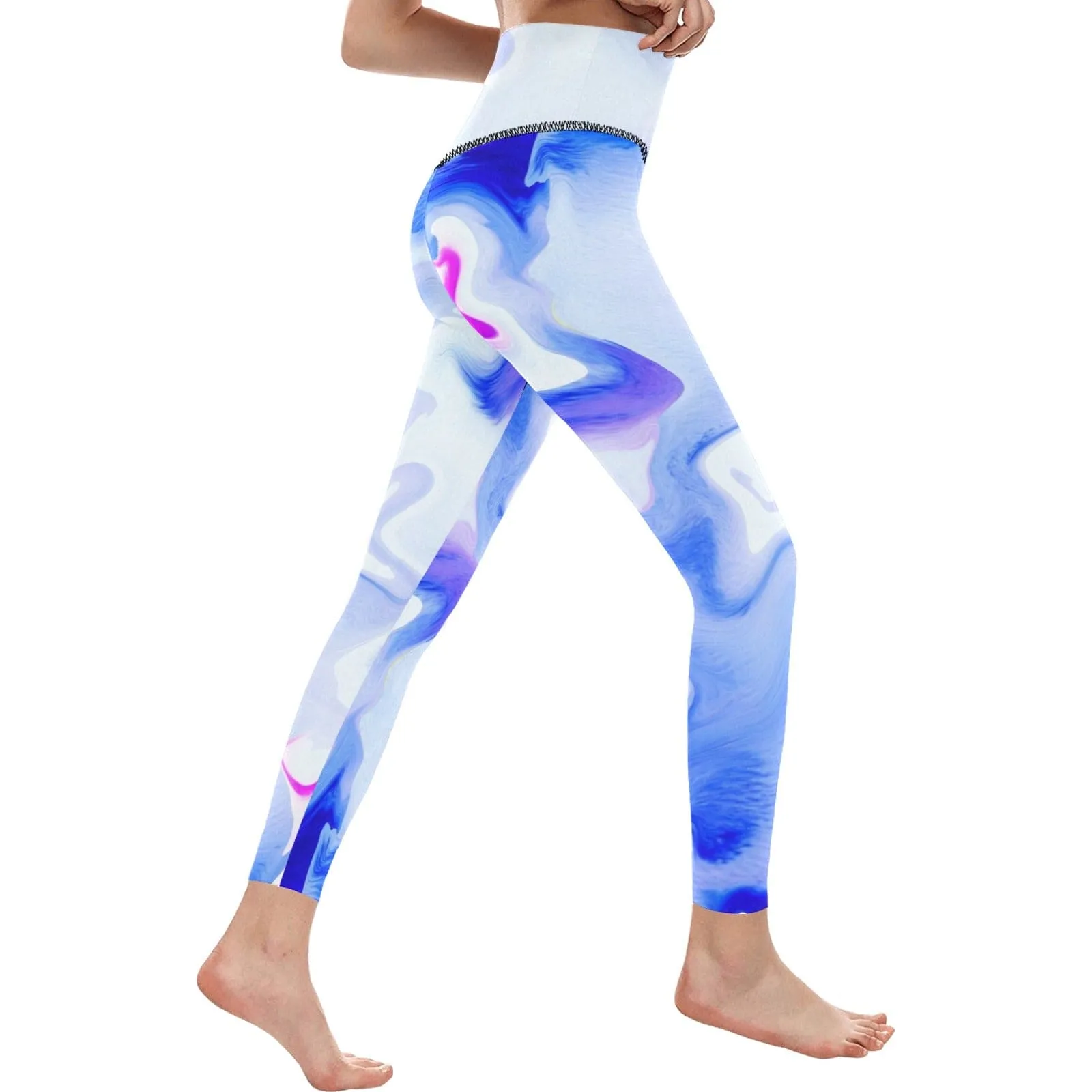 Water Color High Waisted Leggings