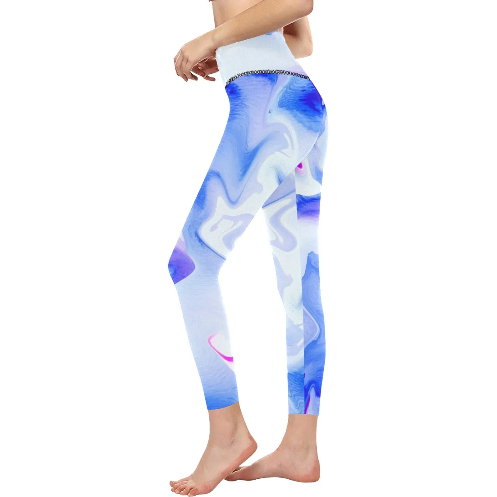 Water Color High Waisted Leggings