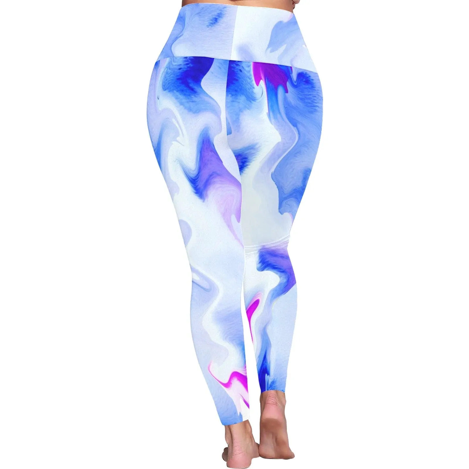 Water Color High Waisted Leggings