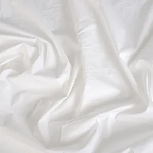 White Stretchy Poplin 8537