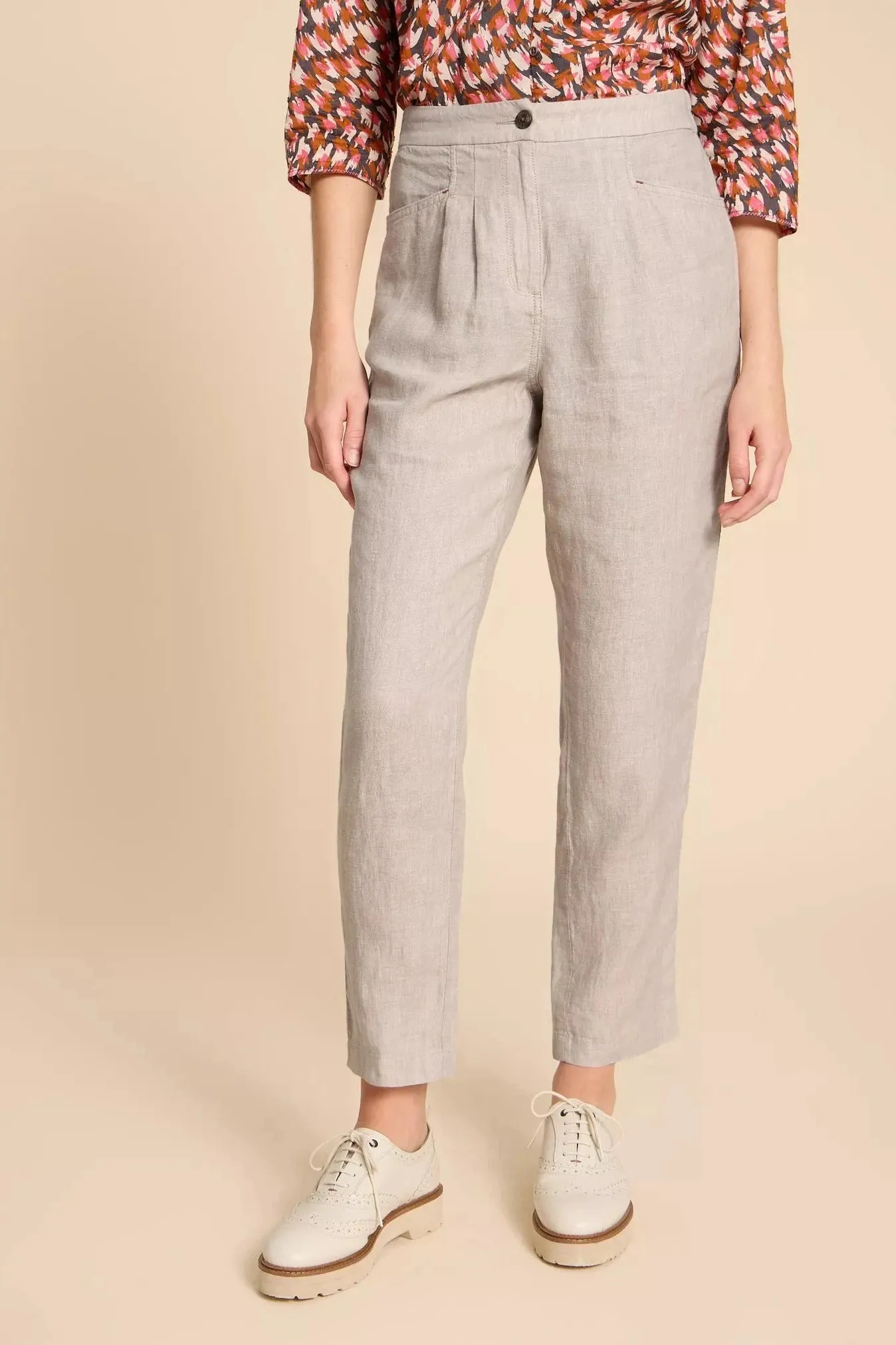 White Stuff Rowena Trouser SS24 - Light Natural