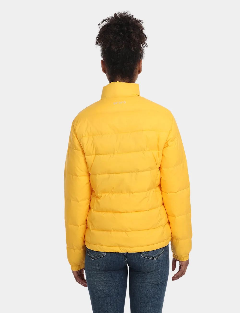 Women's Heated Thermolite® Puffer Jacket - Black / Yellow