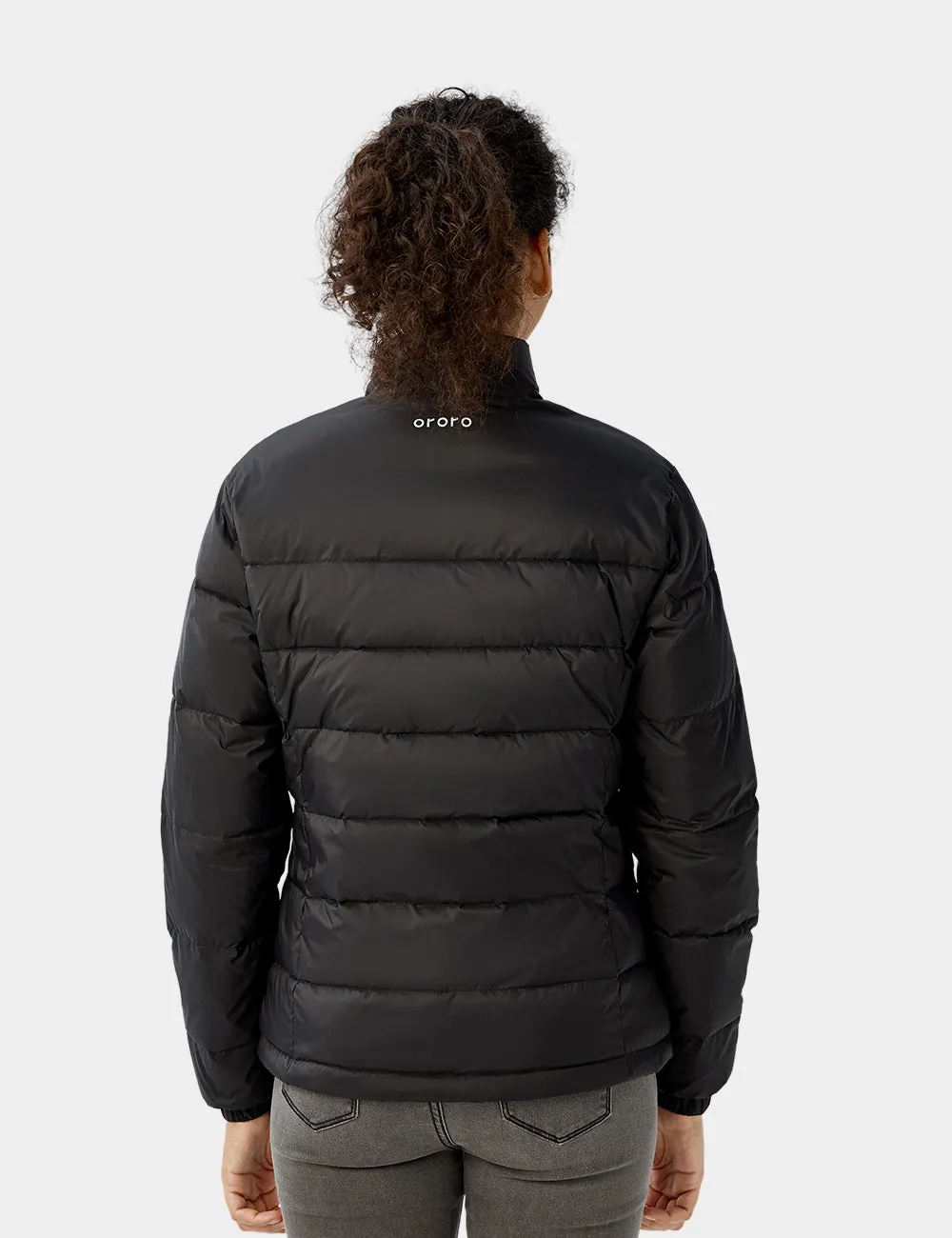 Women's Heated Thermolite® Puffer Jacket - Black / Yellow