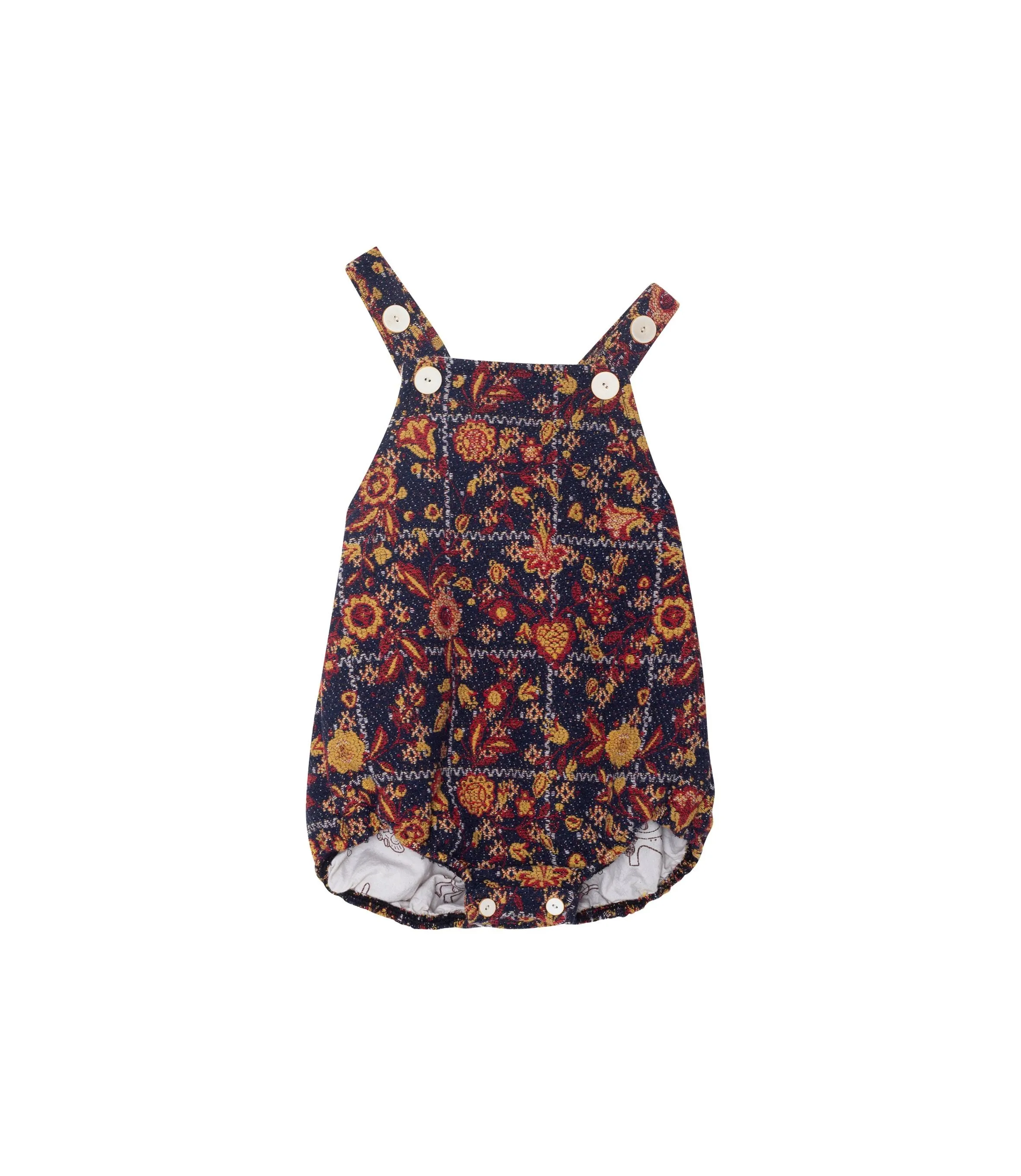 Yellowpelota romper jacquard