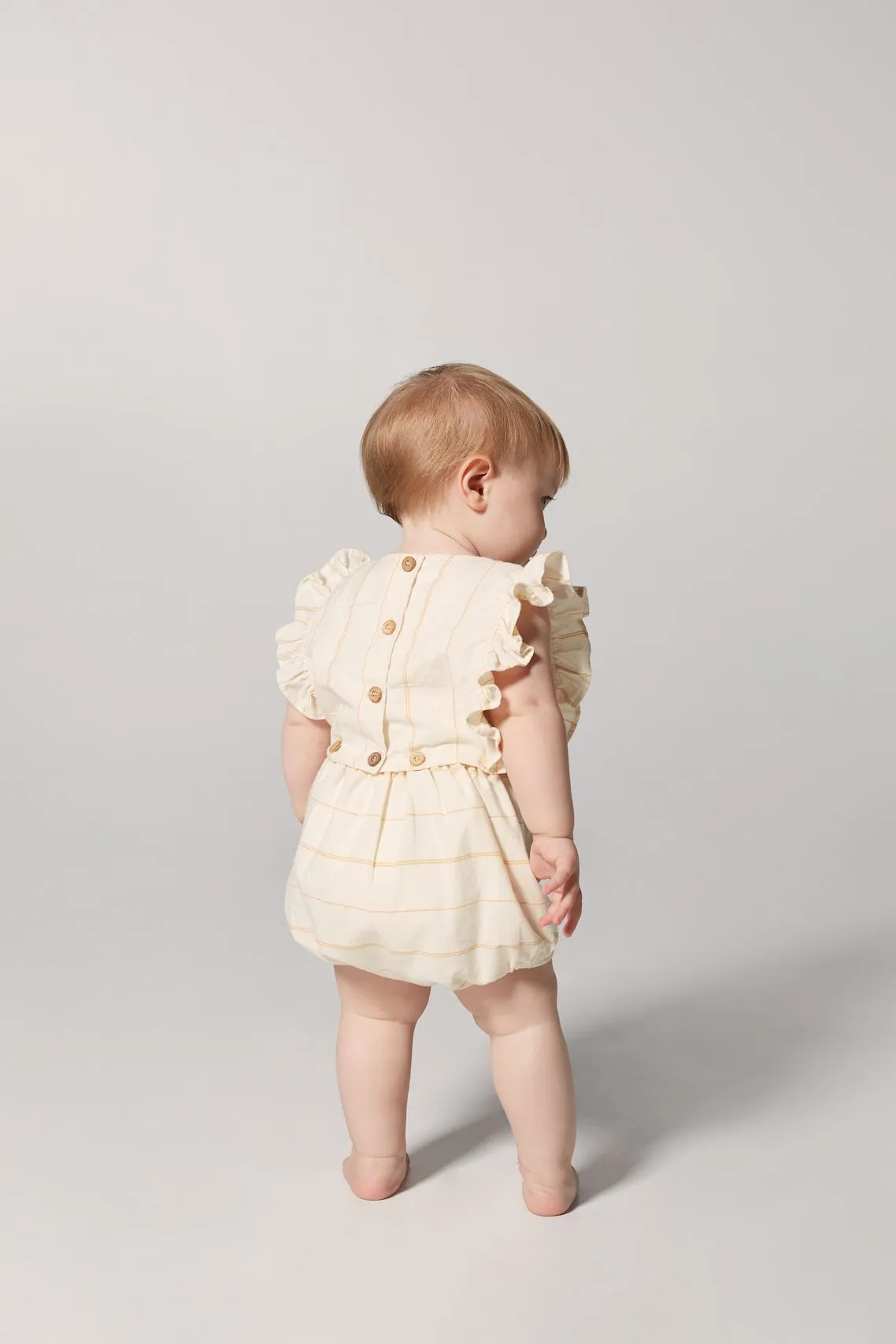 Yellowpelota romper Norma stripe yellow