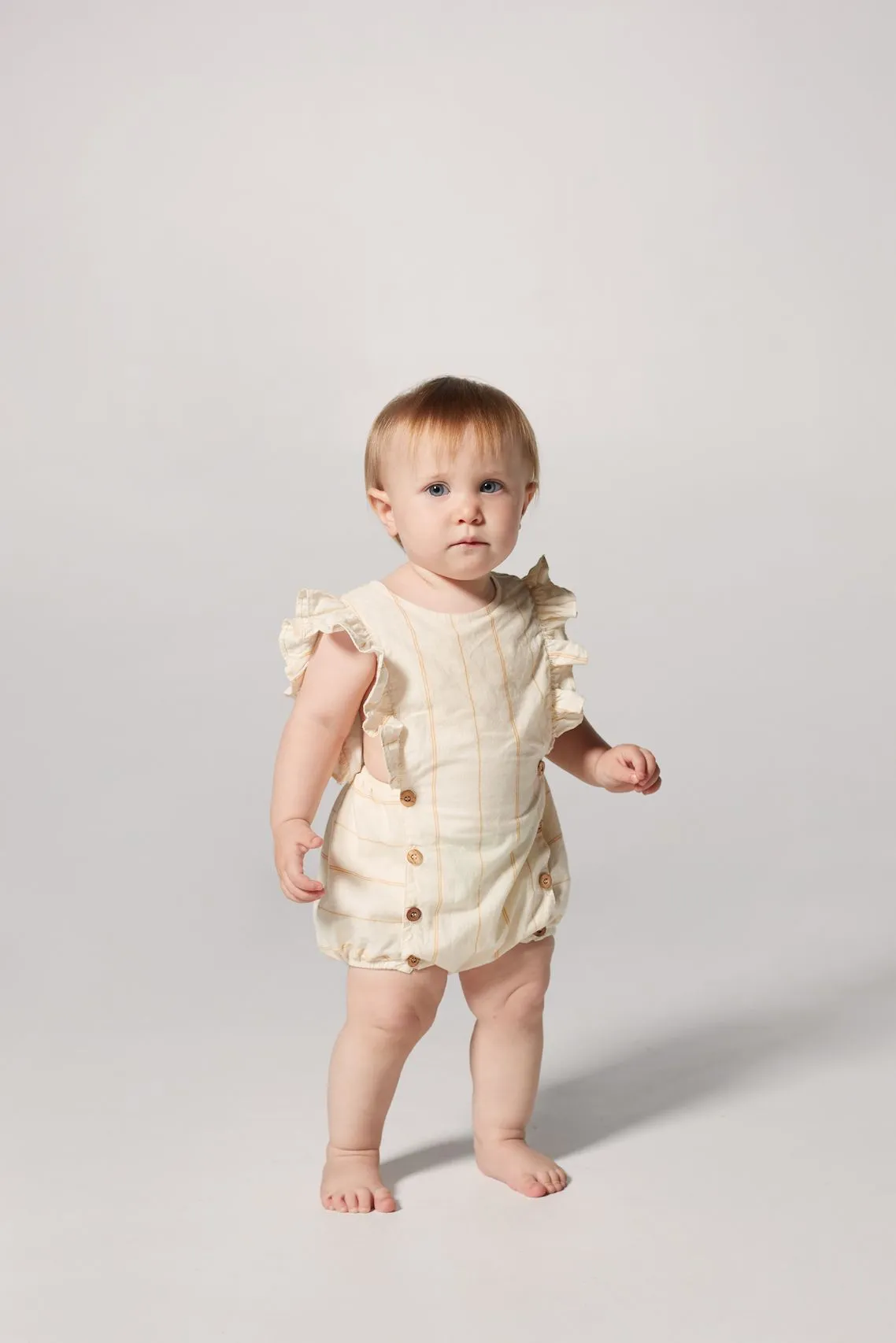 Yellowpelota romper Norma stripe yellow